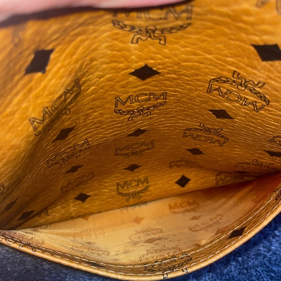 MCM Tan Leather Shoulder Bag - Picture 14 of 15